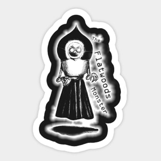 Flatwoods Monster White Glow #4 Sticker